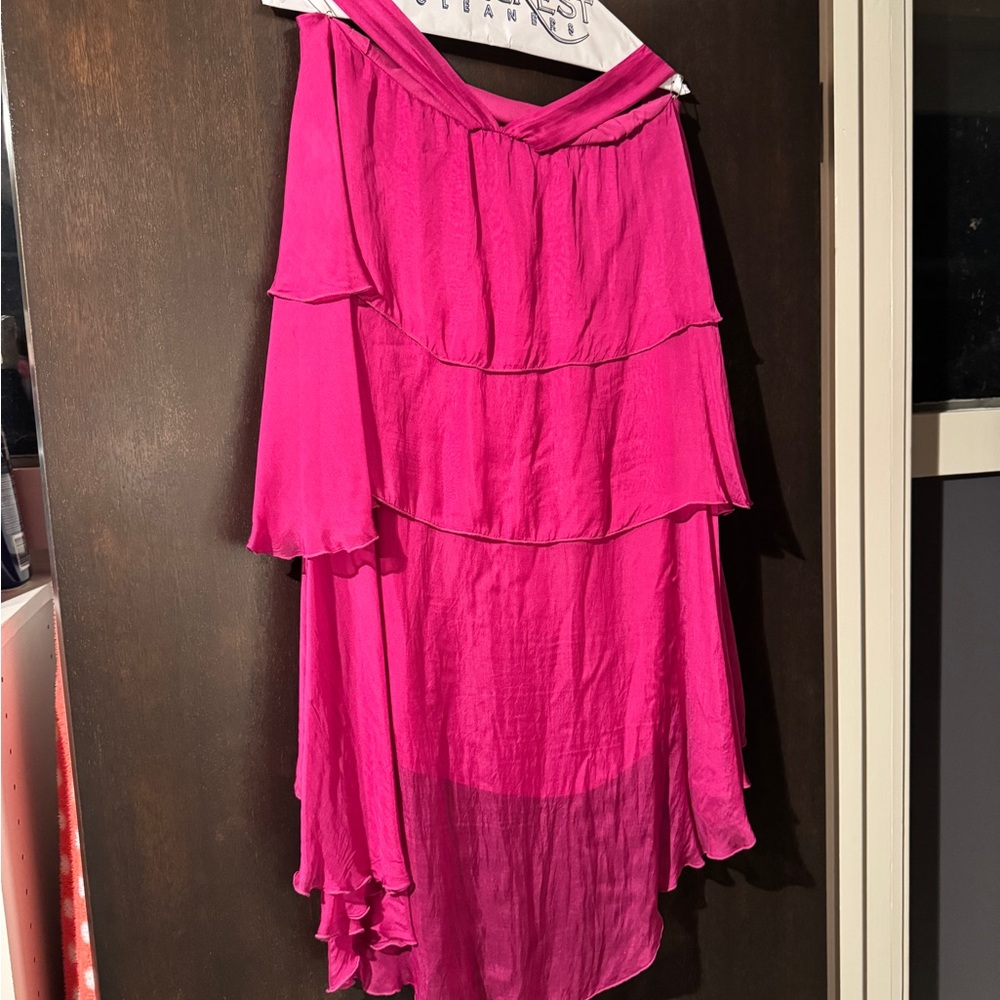 Vibrant Pink Layered Dress or top